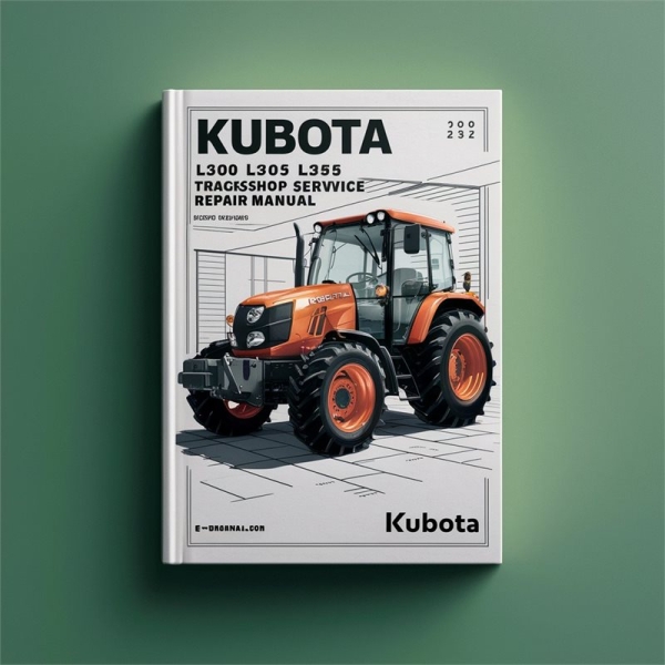 Kubota L305, L345, L355 Traktor Werkstatt-Reparaturhandbuch