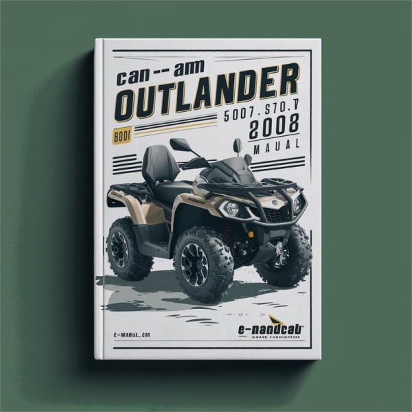 Can-Am Outlander 500/650/800 (2007-2008) Werkstatt-Handbuch