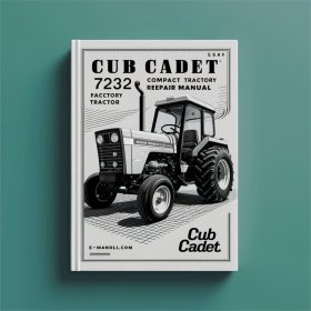Cub Cadet 7232 Kompakt-Traktor Werkstatthandbuch