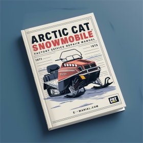 Arctic Cat Schneemobil Werkstatt-Handbuch 1971-1973