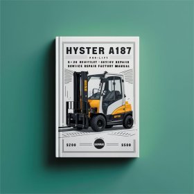Hyster A187 (Europa) - Werkstatthandbuch & Reparaturleitfaden