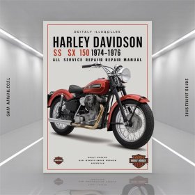 Harley Davidson SS SX 175 250 1974-1976 All Service Repair Manual