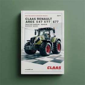 Claas Renault Ares 547-697 Traktor Werkstatt Handbuch