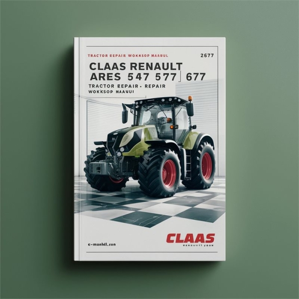 Claas Renault Ares 547-697 Traktor Werkstatt Handbuch