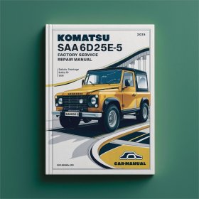 Komatsu SAA6D125E-5 Factory Service Repair Manual