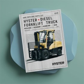 Ersatzteilkatalog für Hyster Diesel-Gabelstapler E019 Serie: H13.00XM (H300HD), H14.00XM (H330HD), H16.00XM (H360HD), H10.00XM-12EC, H12.00XM-12EC