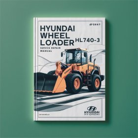 Hyundai Wheel Loader HL740-3 (#0847) Service Repair Manual