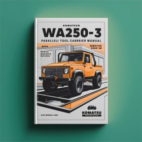 Komatsu WA250-5H WA250PT-5H Wheel Loader Factory Service and Repair Workshop Manual