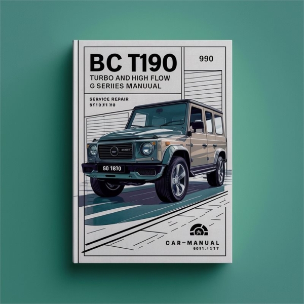 BC T190 Turbo and High Flow G Series Service Repair Manual 6901117