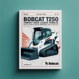 Bobcat T250 Compact Track Loader Service Repair Workshop Manual (S/N A5GS20001 & Above A5GT20001 & Above )