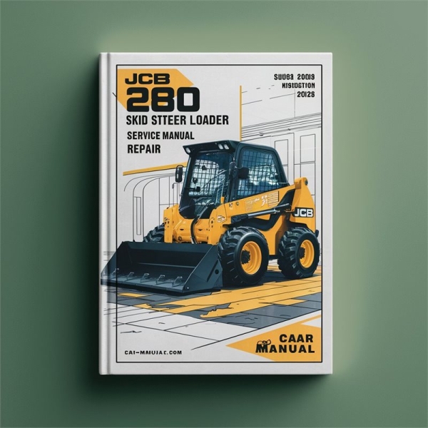 Jcb 280 Skid Steer Loader WSM Service Manual Repair