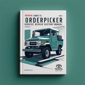 Toyota 6BPU15 Orderpicker: Werkstatthandbuch PDF Download