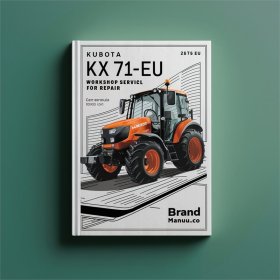 Kubota KX 71-3EU Werkstatt-Handbuch
