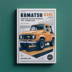 Komatsu 830E-1AC Service Repair Manual A30072-A30078