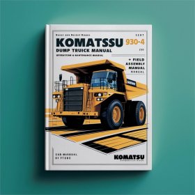 Komatsu 930E-4 Muldenkipper Service-, Montage- und Betriebs-Handbuch (PDF)