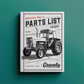 Gravely Pro 24-G Ersatzteilliste für Traktor 46001