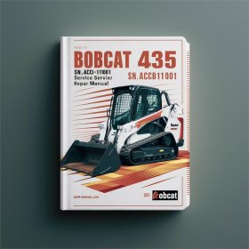 Bobcat 435 Bagger - Service- und Reparaturhandbuch (AACB11001 & höher)