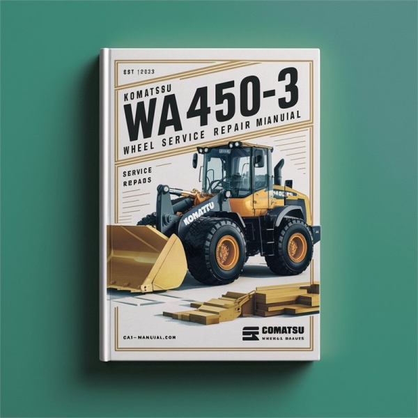 Komatsu Wa450-3 Wheel Loader Shop Service Repair Manual