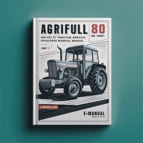 Traktor Ersatzteilkatalog Agrifull 80 60 V/F 2RM/DT