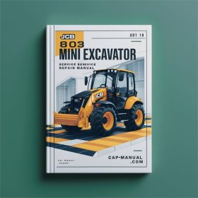 JCB 803 Mini-Bagger SN M666001 Werkstatt-Handbuch