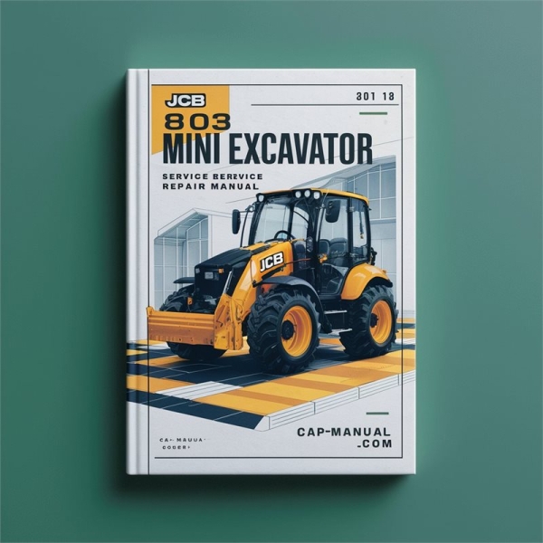 JCB 803 Mini-Bagger SN M666001 Werkstatt-Handbuch