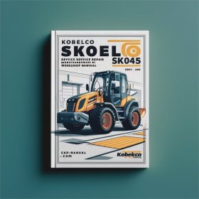 Kobelco SK045 Minibagger: Service- und Reparaturhandbuch