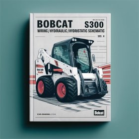 Bobcat S300 Skid Steer Loader Wiring/Hydraulic/Hydrostatic Schematic