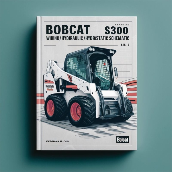 Bobcat S300 Skid Steer Loader Wiring/Hydraulic/Hydrostatic Schematic