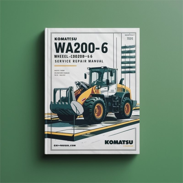 Komatsu WA200-6 WA200PZ-6 Wheel Loader Service Repair Manual (Serial Number: 70001 and up)