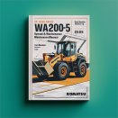Komatsu WA200-5 Wheel Loader Operation & Maintenance Manual (Serial Number: 68582 and up)