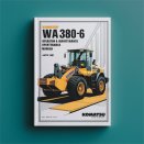 Komatsu WA380-6 Wheel Loader Operation & Maintenance Manual (Serial Number: 65799 and up)