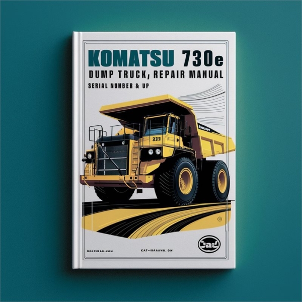 Komatsu 730E Muldenkipper Servicehandbuch (Seriennummer: A30633 & höher)