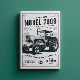 Allis Chalmers Traktor Modell 7000 Servicehandbuch