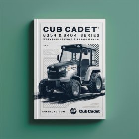 Werkstatt-Handbuch für Cub Cadet 8354/8404 Serien (PDF-Download)