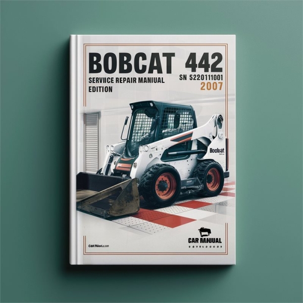 Bobcat 442 SN 528911001 & Höher - Service- und Reparaturhandbuch, Edition 2007