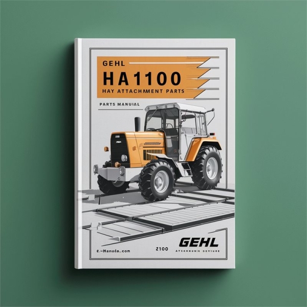 GEHL HA1100 Heuballen-Anbauteile Handbuch