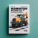 Komatsu PC200-7 PC200LC-7 PC220-7 PC220LC-7 Hydraulic Excavator Service Repair Workshop Manual (SN200001 and up 60001 and up)