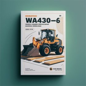 Komatsu WA430-6 Wheel Loader Service Repair Manual -65001 and up