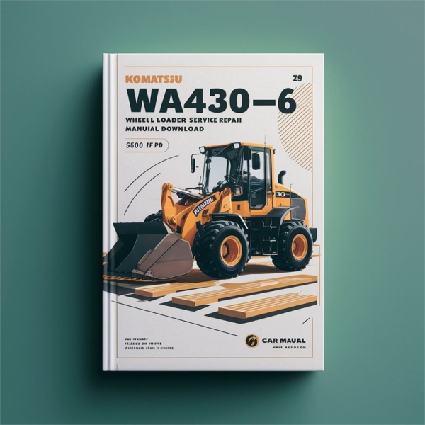 Komatsu WA430-6 Wheel Loader Service Repair Manual -65001 and up