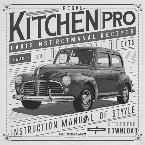 Regal Kitchen Pro Parts Model K6743 Instruction Manual Recipes K 6743 KitchenPro