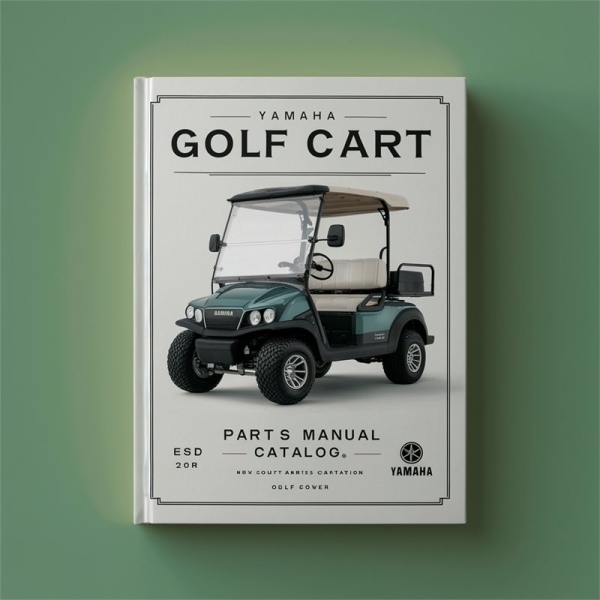 Yamaha G2 GOLF CART Parts Manual Catalog
