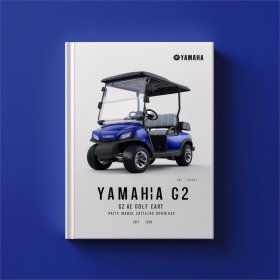 Yamaha G2 AE GOLF CART Parts Manual Catalog