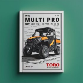 TORO Multi Pro 1200/1250 Service- und Reparaturhandbuch (PDF)