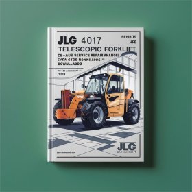 JLG 4017 Teleskopstapler CE-AUS Service-, Reparatur- und Wartungsanleitung (P/N: 3121858) PDF