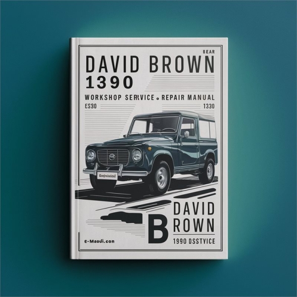 David Brown 1390 Werkstatt-Reparaturanleitung PDF-Download