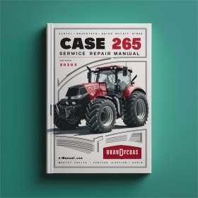 Case IH 265 Traktor Service- und Reparaturhandbuch (PDF)
