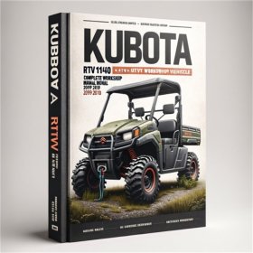 Kubota RTV1140 Werkstatt Handbuch 2009-2010 (PDF)