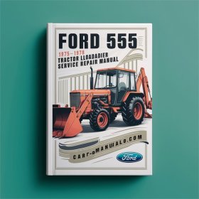 Ford 555 Traktorlader-Bagger Servicehandbuch (PDF) 1975-1978