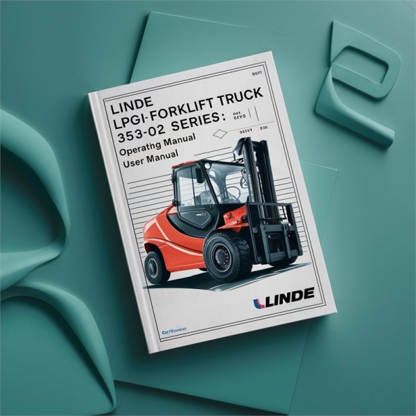 Linde LPG Gabelstapler 353-02 Serie: H50 H60 H70 H80 Betriebsanleitung (PDF Download)