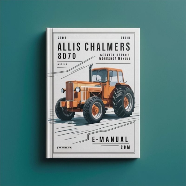 Allis Chalmers 8070 Werkstatt-Handbuch PDF Download